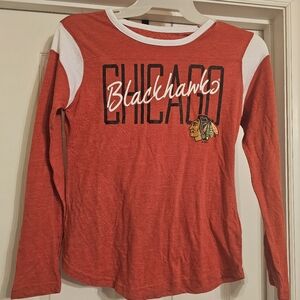 NWT Chicago Blackhawks Long-sleeved T-shirt.  Size:S.